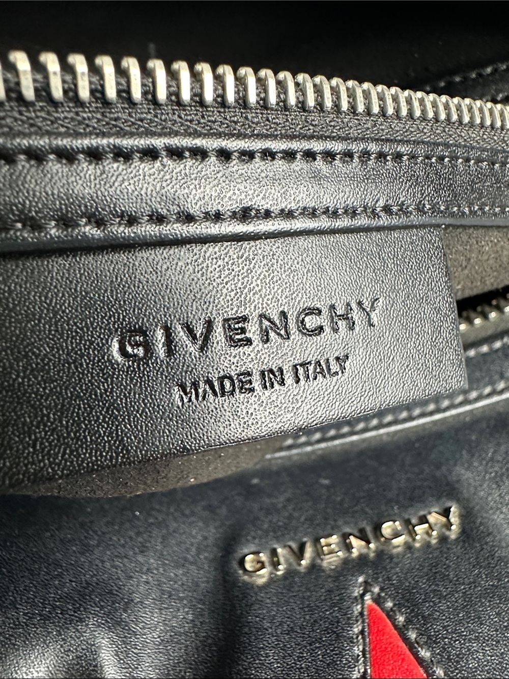 💯Authentic Givenchy Black Leather Star Satchel Crossbody Bag🍀 - Picture 9 of 16